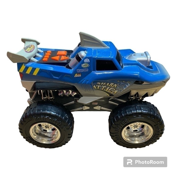 Vintage Road Rippers Monster Shark Attack 2010 Toy State RARE Blue